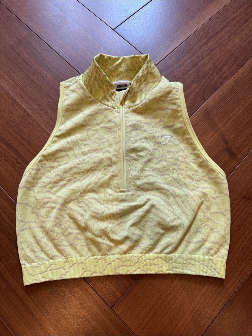 Gymshark Yellow Racerback Sports Bra